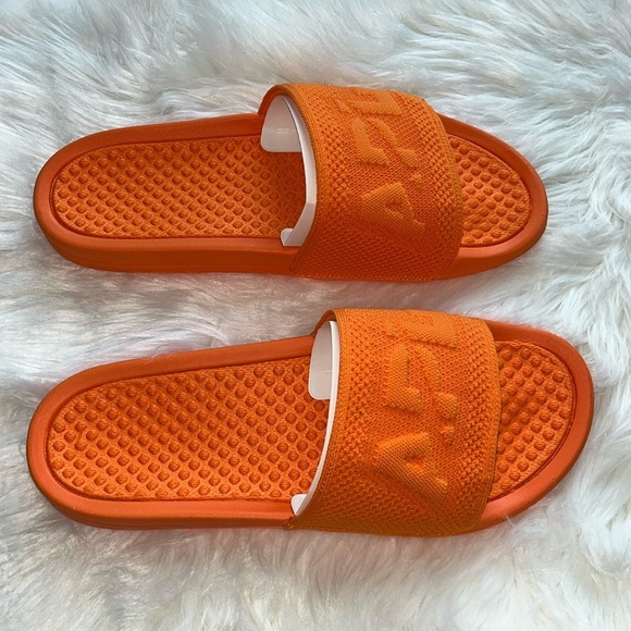 🆕 APL Men’s Big Logo Techloom Slide in Orange Size 11 UNISEX - Picture 2 of 10